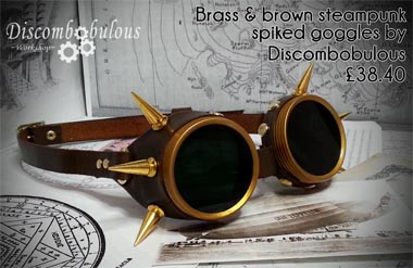 Steampunk goggles uk