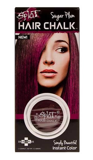 Colourful hair chalk : Temporary hair colour