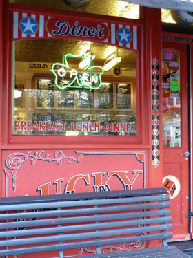 Lucky 7 diner : Alternative clothing shops London