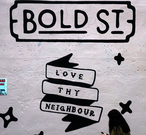 Bold Street, Liverpool : Street art