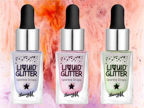 Barry M Liquid Glitter drops : Alternative make up