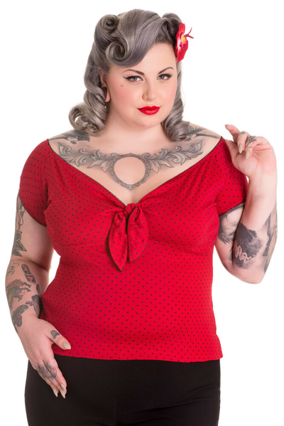 Hell Bunny top : plus size alternative clothing